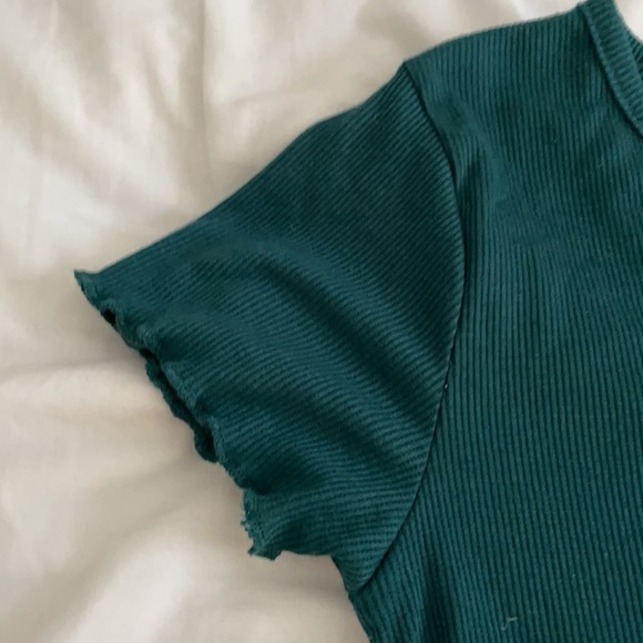 dark aquamarine top in a size small - Picture 3 of 4